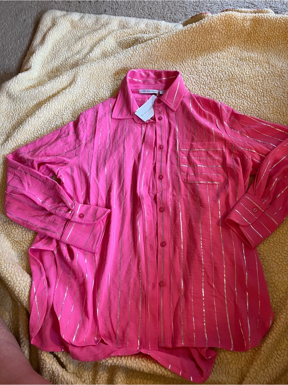 NWT Notations blouse